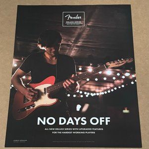 CHARLIE WORSHAM - Fender Guitars - DELUXE SERIES - 2016 Print Ad